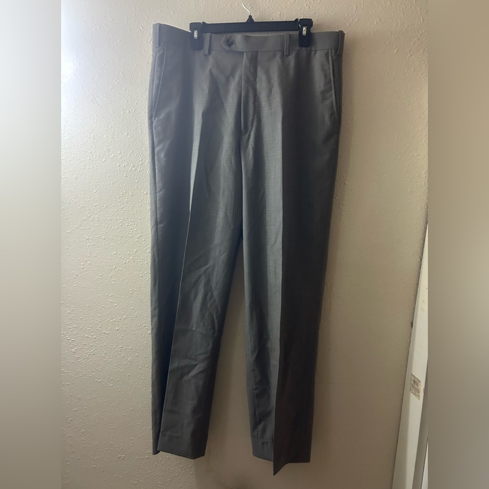 Men's Elegant Charcoal Dress Pants